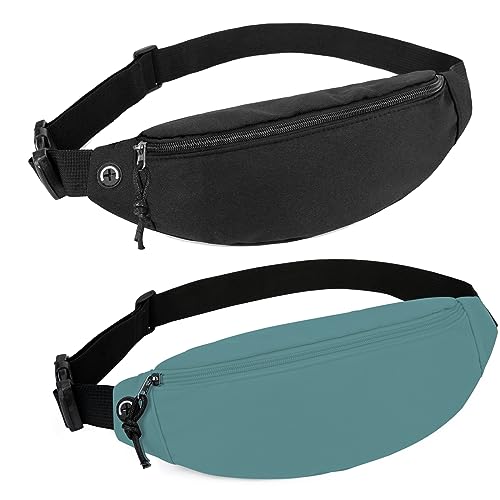 Fanny Packs for Women Men, Waterproof Crossbody Waist Pack, Belt Bag for Travel Walking Running Hiking Cycling