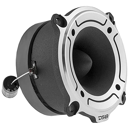 Ds18 Pro-Tw120 Super Bullet Tweeter In Silver 3" Aluminum Frame And Diaphragm 240W Max 120W Rms 4 Ohms Built In Crossover - Pro Tweeters Are The Best In The Pro Audio And Voceteo Market (Pair) #TOP5