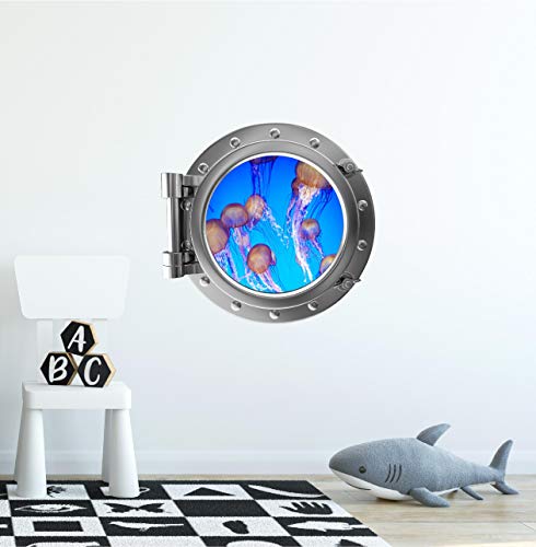 Vinilo Decorativo Porthole Medusa 24 Pulgadas miniatura 3