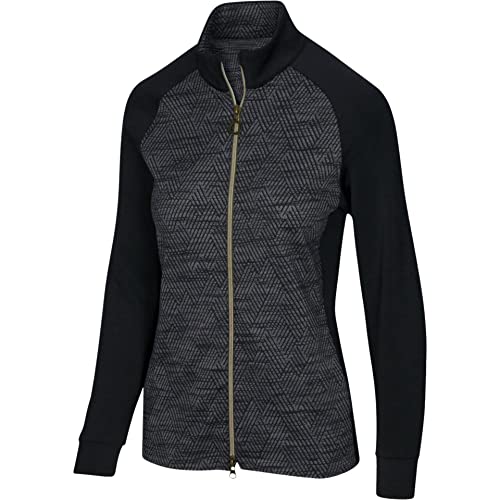 Veste Herringbone Greg Norman G2S22J065 noir S, l'excellence des finitions