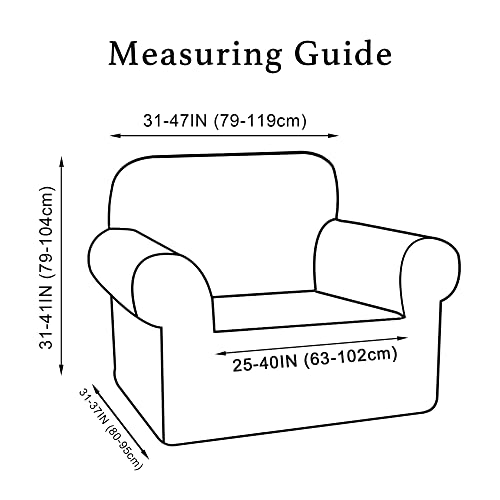 Turquoize-Stretch-Sofa-Slipcover-Chair-Slipcover-1-Piece-Chair-Covers-for-Living-Room-Armchair-Covers-Slipcovers-with-Jacquard-Fabric-and-Elastic-Bottom-Pet-Furniture-Protector-ChairBiscotti-Beige Turquoize Stretch Sofa Slipcover Chair Slipcover 1 Piece Chair Covers for Living Room Armchair Covers Slipcovers with Jacquard Fabric and Elastic Bottom Pet Furniture Protector ChairBiscotti Beige