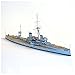 Lllunimon 1/400 HMS Intrepid Battleship and Humber Shallow Water Gunboat Paper Model Kit Hand Class DIY Origami Toy
