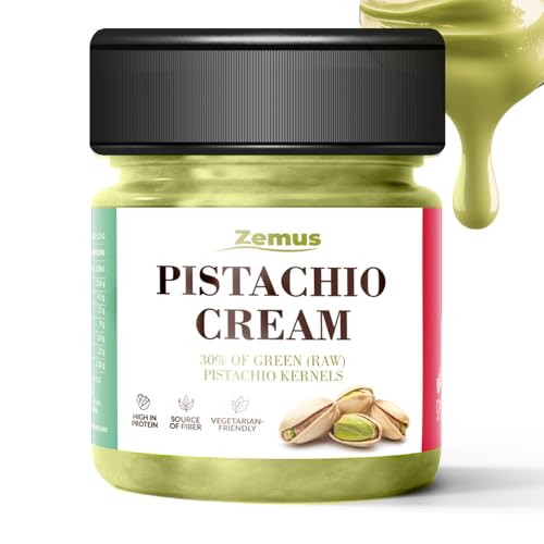 Premium Pistachio Cream Spread (7.05 oz / 200g) – Ideal for Dubai Chocolate Bar Recipes, Gluten-Free, Cream Cheese Compatible, Rich & Smooth Taste 7