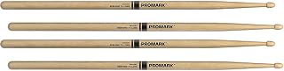 ProMark Rebound 7A Long Hickory Drumsticks, Acorn Wood Tip (2 Pack)