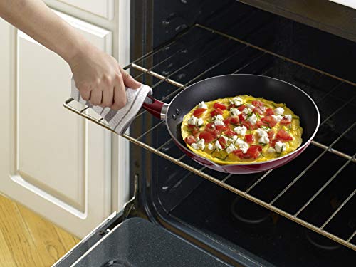 T-Fal B03902 Excite Proglide Nonstick Thermo-Spot Heat Indicator Dishwasher Oven Safe Fry Pan Cookware, 8-Inch, Red #TOP3