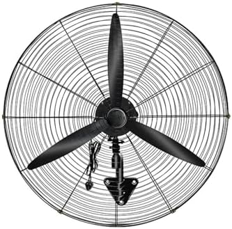 24-Inch Wall Mounted Oscillating Fan for Bedroom, Lightweight Electric Cooling Fan, 380V, 20-Inch Quiet Air Circulator, Space-Saving Design, Perfect for Home and Office