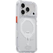 iPhone 18 Pro Max ile Uyumlu K l f Mag- arj  zellikli  effaf Airbag Tasar ml   kar labilir Lens Kapakl  K e Darbe Emici Skinarma Saido Mag-Charge Kapak,  effaf