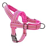 Didog No Pull Dog Vest Harness, Soft Flannel Padded, Escape Proof Reflective Safety Dog Harness with...