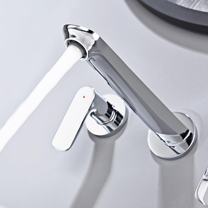 Robinet de lavabo mural mitigeur de table eau chaude froide domestique