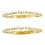 Gold Couples Bracelets/ King Queen