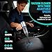 Yomile Mini Vacuum Cleaner, 2 in 1 27000PA Brushless Car Vacuum &250000RPM Air Duster 9000mAh Battery Air Blower Wireless Handheld Vacuum for Car,Office and Home