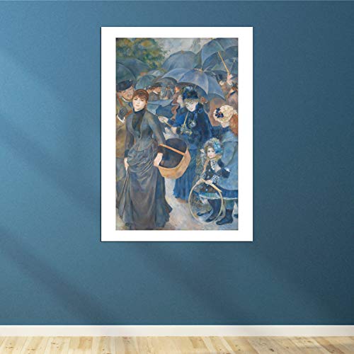 Impression d'art Renoir The Umbrellas affiche de collection sur papier mat - 4