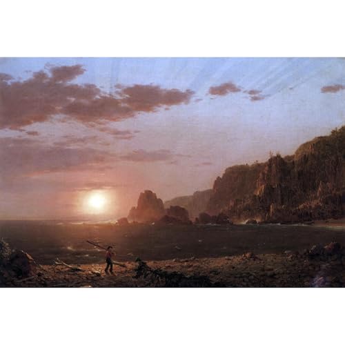 Impression giclée Frederick Edwin Church grand format affiche art mer 101x127 cm