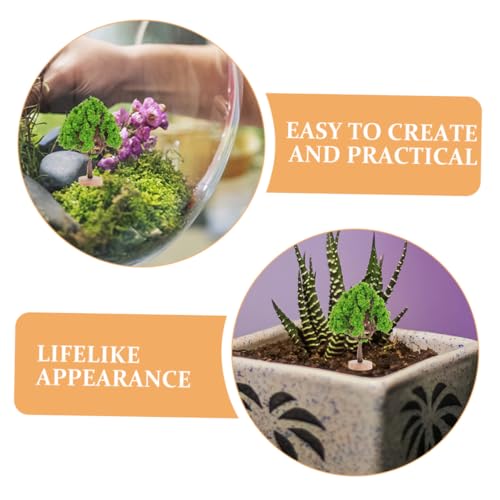 Arbres miniatures lot de 3 accessoires de construction décor train H0 - 4