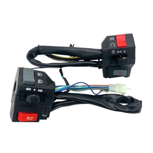 Bouton une paire de commutateurs guidon moto pour réparer clignotants Yamaha SRZ 150