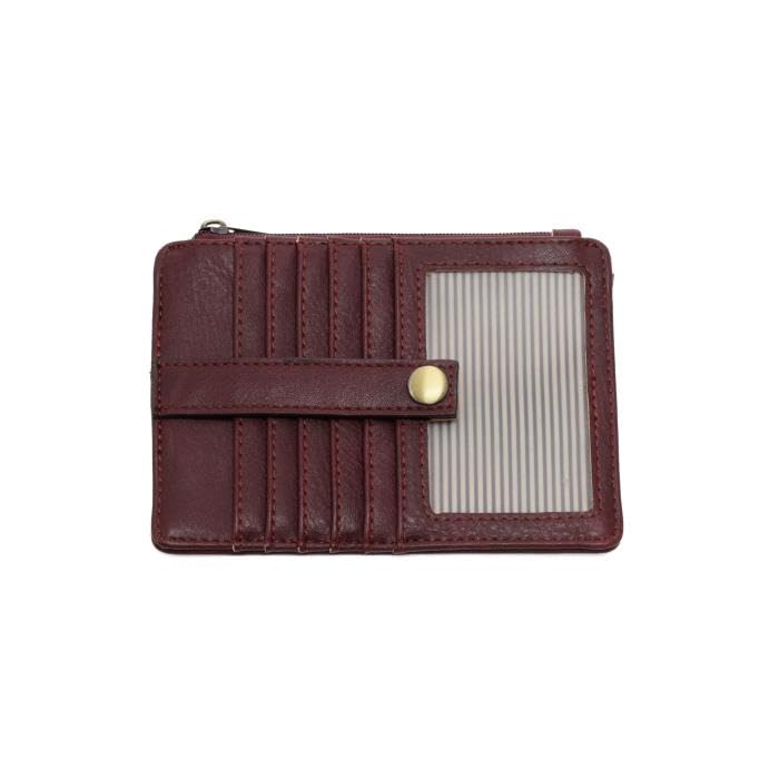 Image of Joy Susan Women's Fashion Purse New Penny Mini Travel Wallet Hand Bag - Black berry