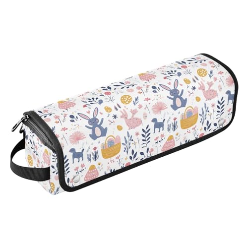 Bolsa de viaje resistente al calor Chick Easter Marble para herramientas de cabello, tapete aislante para planchas, rizador y accesorios de cuidado capilar, organizador portátil miniatura 1