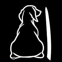 Adesivo Auto Riflettente Gatto Sul Tergicristallo – Decalcomania Fumetto Per Lunotto Posteriore, Bianco Rifrangente - 3