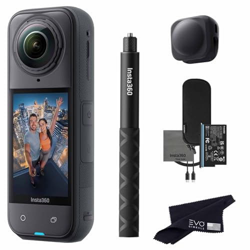 Insta360 X5 Basic Bundle-8K Waterproof 360 Action Camera with 1/1.28