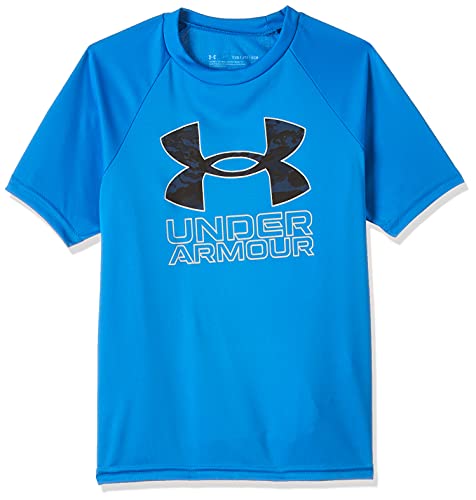 Image of Under Armour Boys' Tech Hybrid Printed Fill Short-Sleeve T-Shirt