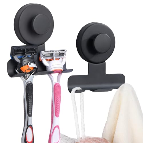 Supopular Razor Holder for Shower Stainless Steel No-Drill Shaver Hook