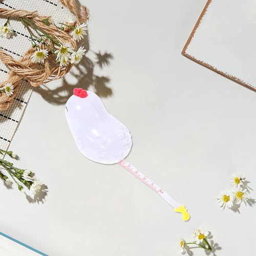 Cinta Métrica Pequeña Retráctil 1m Diseño Pollito miniatura 5