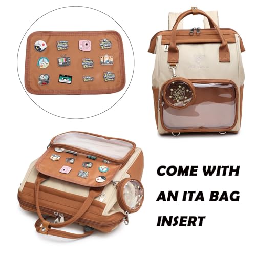 CHERRY SAUCE Ita Bag Pin Kawaii Cute Display Mommy Backpack for School Anime Cosplay with Insert3