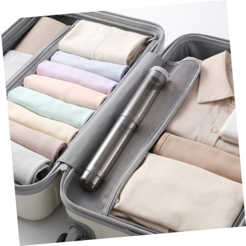 SECFOU Toothbrush Sturdy Sealed PC Portable Organizer Case 3pcs with Structure and Tight Lid, Compact Holder for Silicone Travel Business Trips and Hotel Bathroom - 4