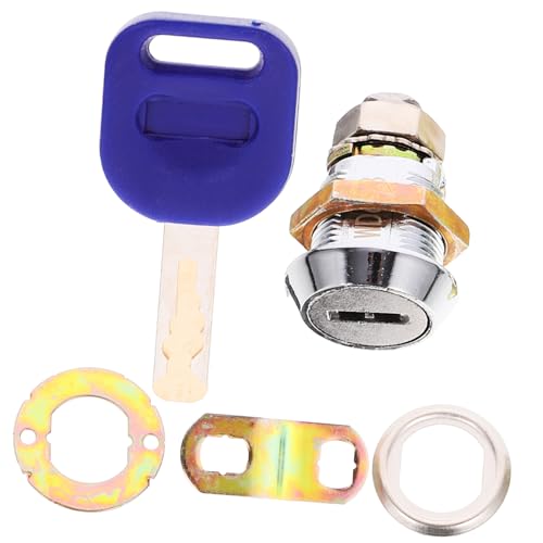 HOMSFOU キャビネット用ロック 引き出し ドア ロック 属製 鍵付き 耐久性 洗練デザイン 工具箱 ロッカー 電気ボックス用