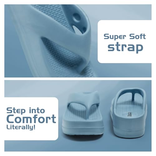 Image of DOCTOR HEALTH SUPER SOFT Women's Flip-Flops Slippers | Flip-Flops | Women's & Girl's Slippers | Comfortable & Lightweight | Soft Foot Massager | All Day Wear Flip-Flops Slipper