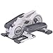 Stepper Multifunktionales Fußpedal-Heimgerät Mini-Fitnessgerät Leises Elliptisches Jogginggerät Aerobic-Gerät Cross-Trainer (Color : Weiß, Size : 62 * 51 * 33cm)