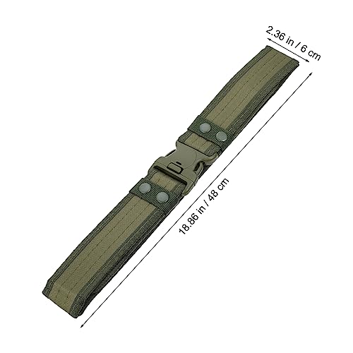 Adjustable Camouflage Waist Belt for Outdoor Camping and Hiking Lightweight Elastic Webbing for Men Tactical Exploration Gear2