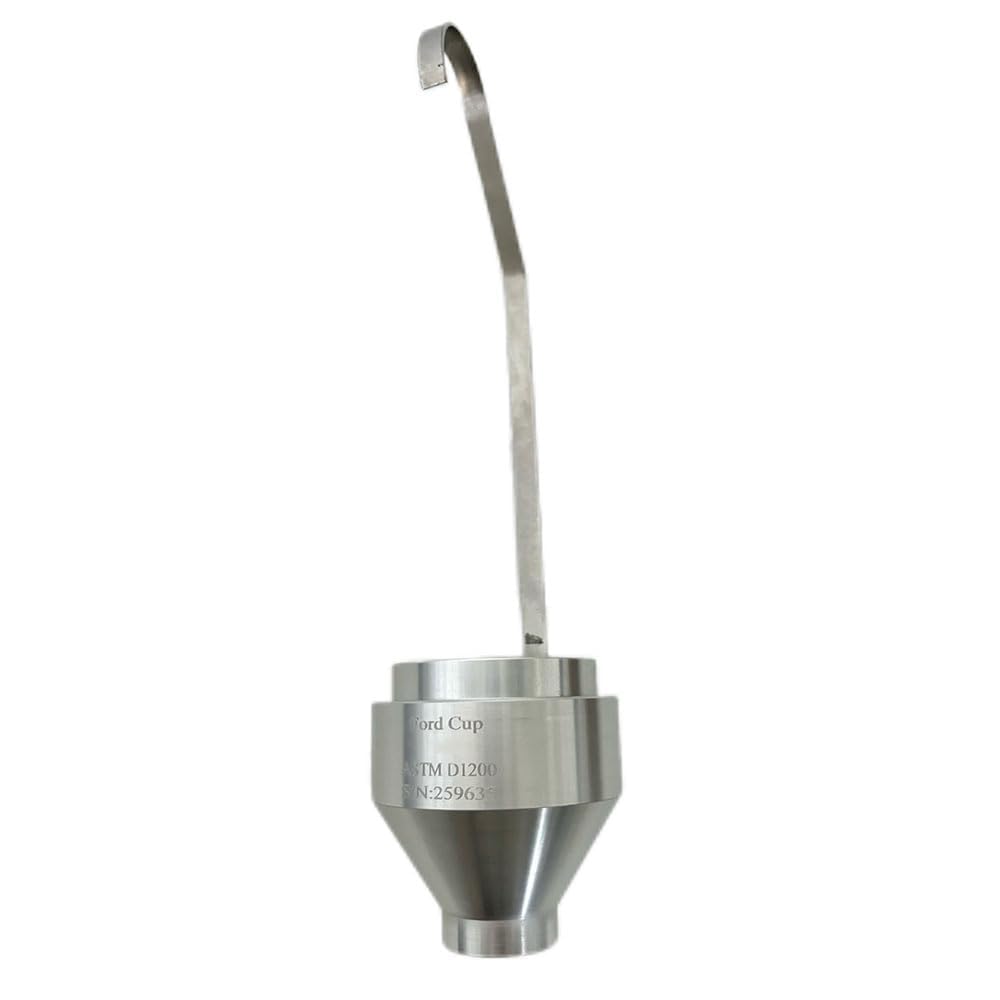 Ford Viscosity Flow Cup #4 for Determining The Viscosity of Inks Paints Etc with Carrying Shelf Hole NO.4 Diameter 4.10 mm Measuring Range 70-370 CST Outflow Time 20-105 sec