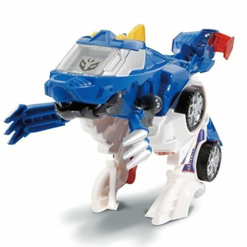 VTech - Switch & Go Dinos, Dinosaure Sonore Oxor, Le Super Thérizinosaure, Jouet 2 en 1 Transformable en Voiture de Police, Cadeau Enfant Dès 4 Ans - Contenu...