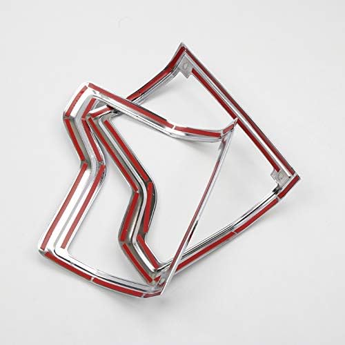 for Ford F150 F-150 2015-2017 ABS Chrome Rear Tail Lamp Tail Light Cover Trim 2pcs Car Accessories(Only fit for F150 2015-2017)
