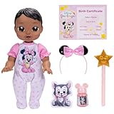 Disney Darlings 13-Inch Interactive Baby Doll – Magical Lights, Sounds, Music & Wand – Minnie-Inspired Nurturing Doll with Accessories – Multiple Skin Tones, Eye Colors – Ages 2 and Up