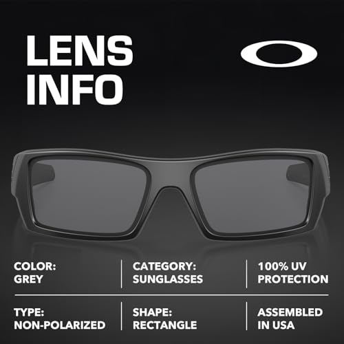 Image of Oakley GASCAN OO9014 Rectangle Shape Sunglasses With Official Eyewear Kit | Men's Sunglasses