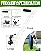 FAMANDY Weed Eater Handle Extension Back Saver, Ergonomic Trimmer Grip for Landscaping Yard String Weedeater Handle