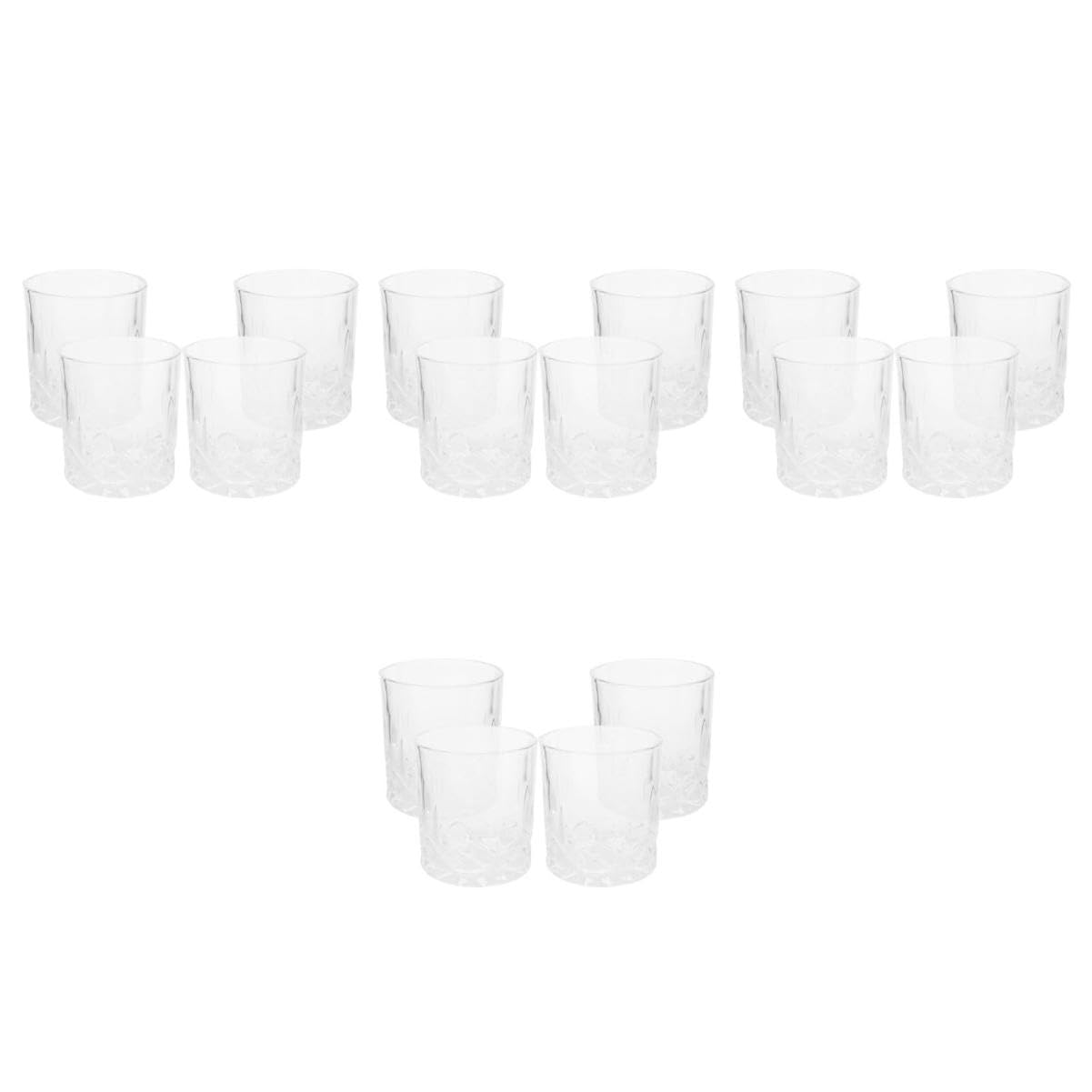 PRETYZOOM 4 Juegos Vaso De Whisky Vasos Para Beber Pequeños Taza De Café Copas De Coctel Copas De Vino Flotantes Vasos De Coctel De Lujo Vasos De Cerveza Cóctel Vidrio Transparent 4 Uds * 4