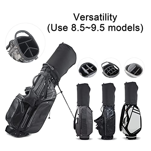 Yclty Golf Bag Cover Rain ​Hood Waterproof, Universal Rain Cape For Golf Bags Fit Almost All Tour Bags Golf Bags For Mens Women Golfer (Nylon - Black) - 4