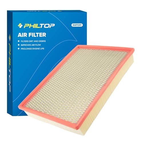 PHILTOP Engine Air Filter, Replacement for CA9401, Ra-m 1500(2002-2018 2020-2022), Ra-m 2500 (2003-2019), Ra-m 3500 (2002-2009 2011-2019), Pack of 1