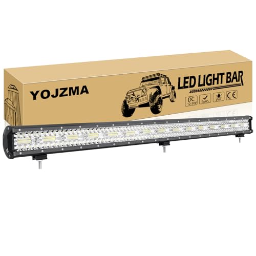 Barre LED 42 pouces 900W feux de travail combo spot flood pour voiture SUV et bateau 107cm