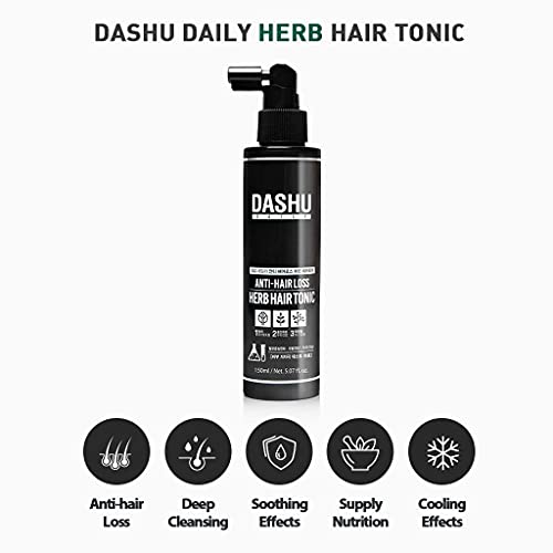 Dashu Daily Herb Hair Tonic 5.07Fl Oz – Reduce Hair Loss, Hair Thickening Improvement, Hair Nourishing #TOP1