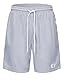 LUYANA Herren Shorts Casual Drawstring Corduroy Shorts Sommer Freizeit Kurze Hosen mit Taschen Hellgrau 3XL