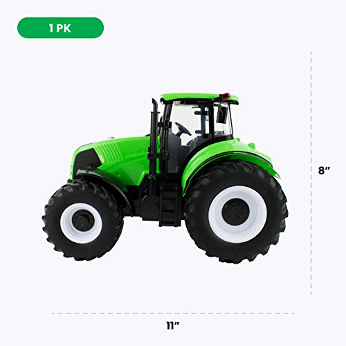 Boley Mighty Wheels Green Farm Tractor Toy - 1 Pk Light & Sound Tractor Toys For Boys & Girls Ages 3+ #TOP4