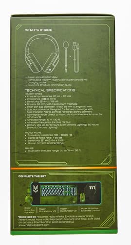 Kaira Pro - Cuffie wireless per Xbox Series X e mobile gaming Xbox (Driver TriForce in Titanio da 50 mm, Microfono supercardioide HyperClear, Microfono per Mobile Dedicato) HALO Infinite Ed. - Cuffia gaming - Immagine 8