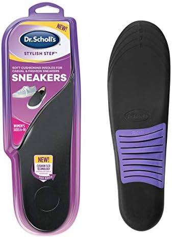 Dr. Scholl's Soft Cushioning Insoles for Sneakers, Superior Shock Absorption and Cushioning (Women's Size 6-10), 1 Count