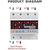 3 Three Phase Voltage Over Under Voltage Protector ATS Automatic Transfer Switch Phase Selector Uninterrupted Power 63A 100A 220V 3P Over Current Limiter (100A)
