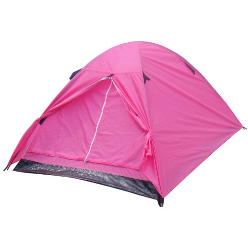 Azuma 2 Man Neon Pink Double Skin Summer Festival Camping Outdoor Dome Tent