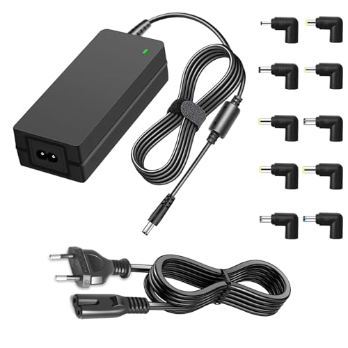 19V 3.42A Chargeur, Universel pour Ordinateur Portable AC à DC 19Volts Adaptateur Secteur 65W, pour 19V 3.16A 2.37A 2.1A HP Acer ASUS Lenovo Gateway PC...